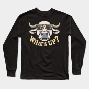 what's up bull Long Sleeve T-Shirt